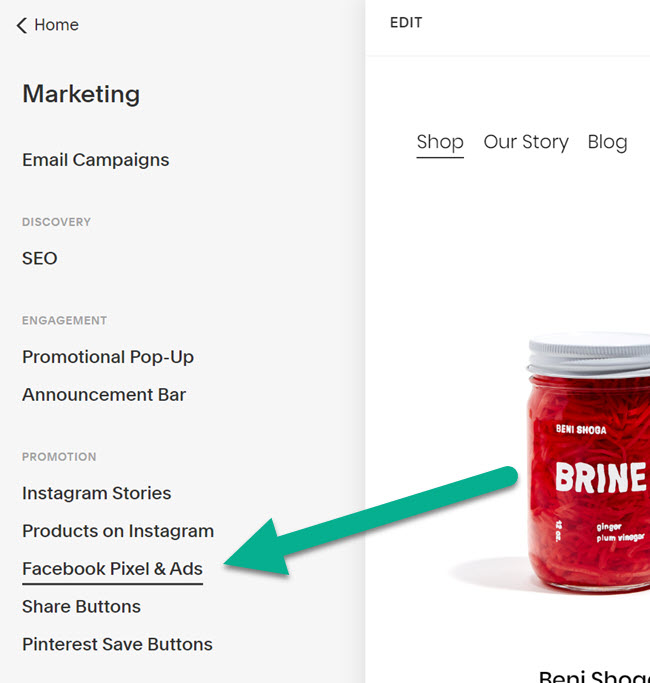 跨境出海Squarespace独立站如何通过Facebook销售商品?自动推送内容如何设置?