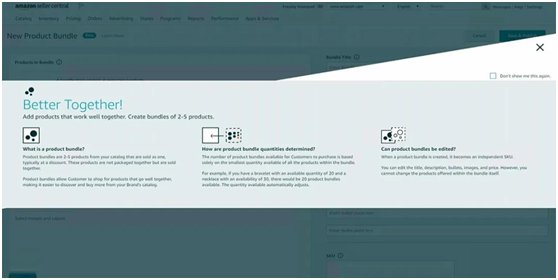 跨境电商物流亚马逊全新捆绑销售工具Amazon Virtual Product Bundle：热卖品带动新品销量