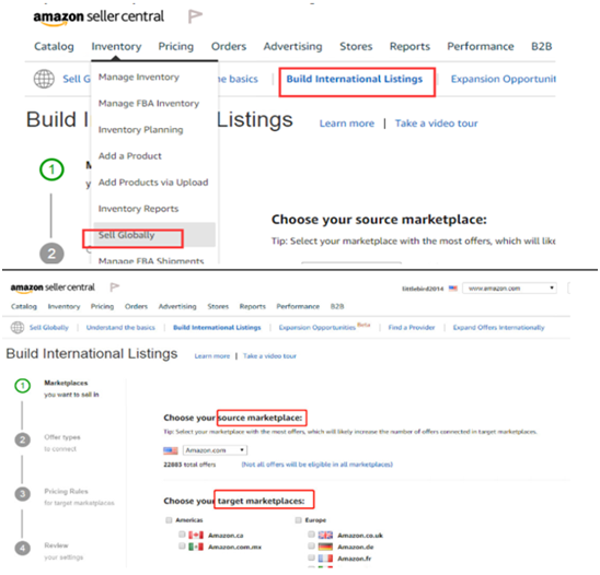 亚马逊国际listings指南（BIL图解），调整源站点listing，目标站点将同步