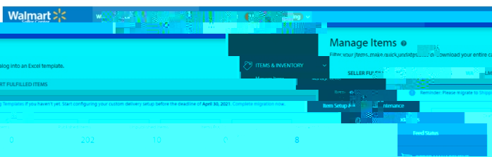 跨境电商沃尔玛卖家中心拆解：Items & Inventory的Manage Items有哪些功能？