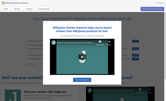 跨境资讯AliExpress Review Importer：将阿里巴巴速卖通产品评论，导入Shopify独立站