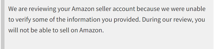 What is the reason for the closure of Amazon's cross-border information store? How does the seller restore the account?