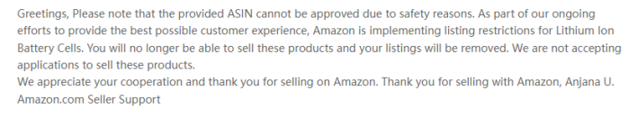 出海资讯大量带有18650锂电池产品被下架！亚马逊改了政策？原因在此