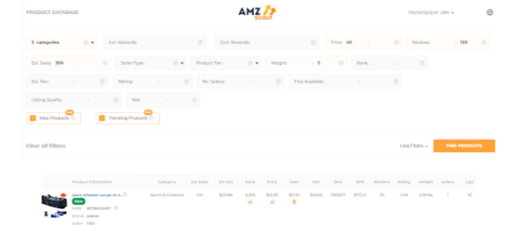 出海资讯如果用亚马逊选品工具AmzSout ，找到可盈利的产品？