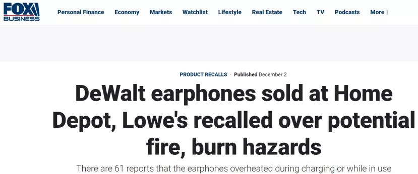 30000 Bluetooth earphones were recalled at sea. After the disappearance of a billion level store, can we still do the category of Amazon earphones