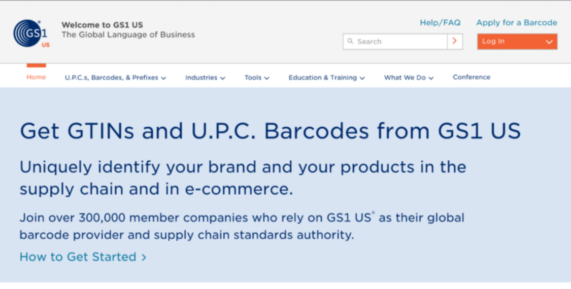 What is Amazon UPC code for cross-border shipping? Buy or register?
