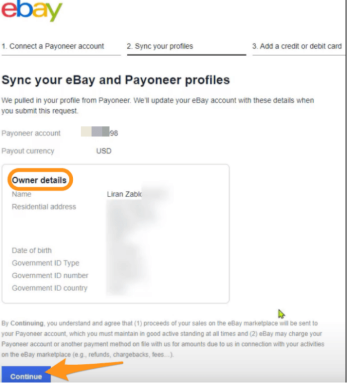 b2b卖家如何注册eBay Managed Payments，链接Payoneer派安盈账户？