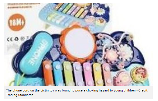 跨境电商平台亚马逊木琴玩具和eBay卖的Willows Toys因窒息风险被召回