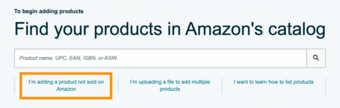 What is Amazon UPC code of e-commerce platform? Buy or register?