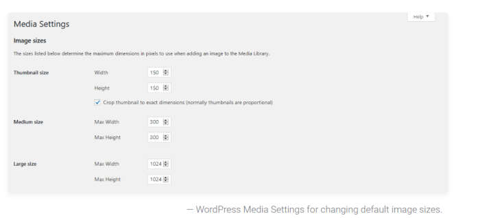 出海WordPress默认图像大小是多少,独立站卖家如何修改?