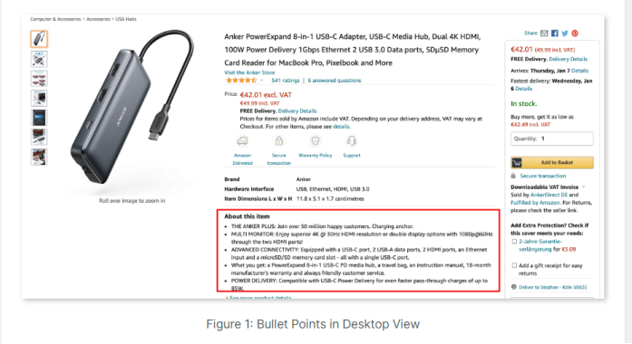 How to create Amazon's five point description of cross-border information? What should the seller pay attention to