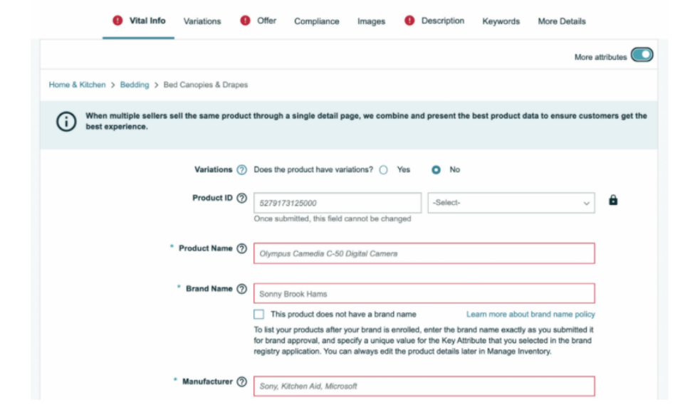 How to create the listing details page of cross-border e-commerce Amazon products?