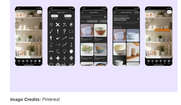 电商平台Pinterest推出了一些新功能，让平台博主可以通过Idea Pins赚钱