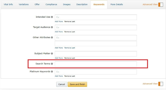 How can e-commerce platforms find the best Amazon background keywords? How to add?