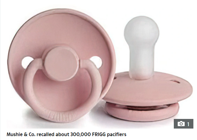 About 300000 B2B baby pacifiers were recalled and sold on Amazon and other platform websites
