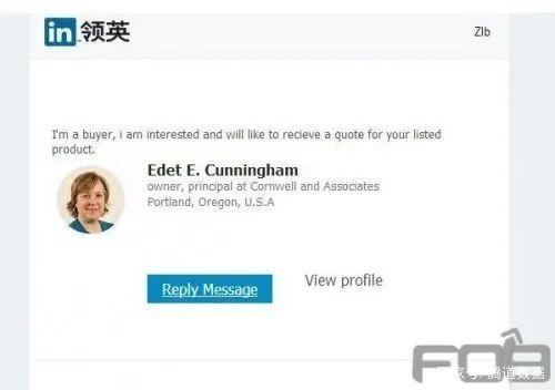 beware of foreign trade fishing under the guise of LinkedIn