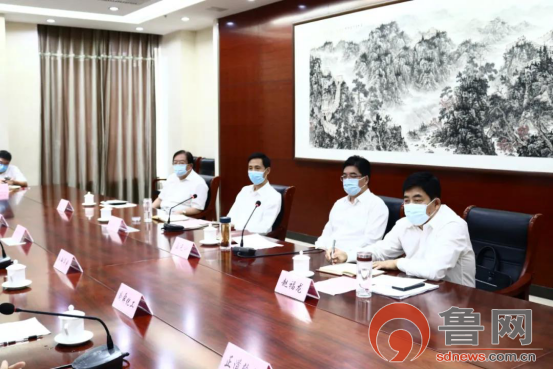 zhang lun has a discussion with the heads of some foreign-funded foreign trade enterprises in heze city