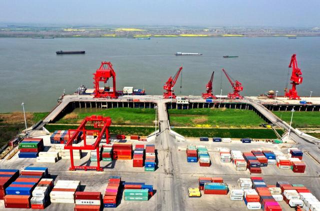 anhui tongling port yangtze river foreign trade terminal upgrade and reconstruction completed