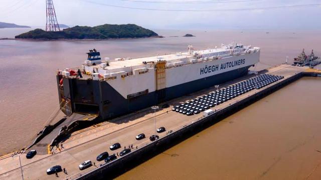 the first batch of foreign trade ro / ro cars in zhejiang this year, 550 cars made in zhejiang are going to sea