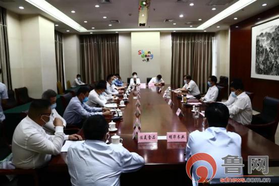 zhang lun has a discussion with the heads of some foreign-funded foreign trade enterprises in heze