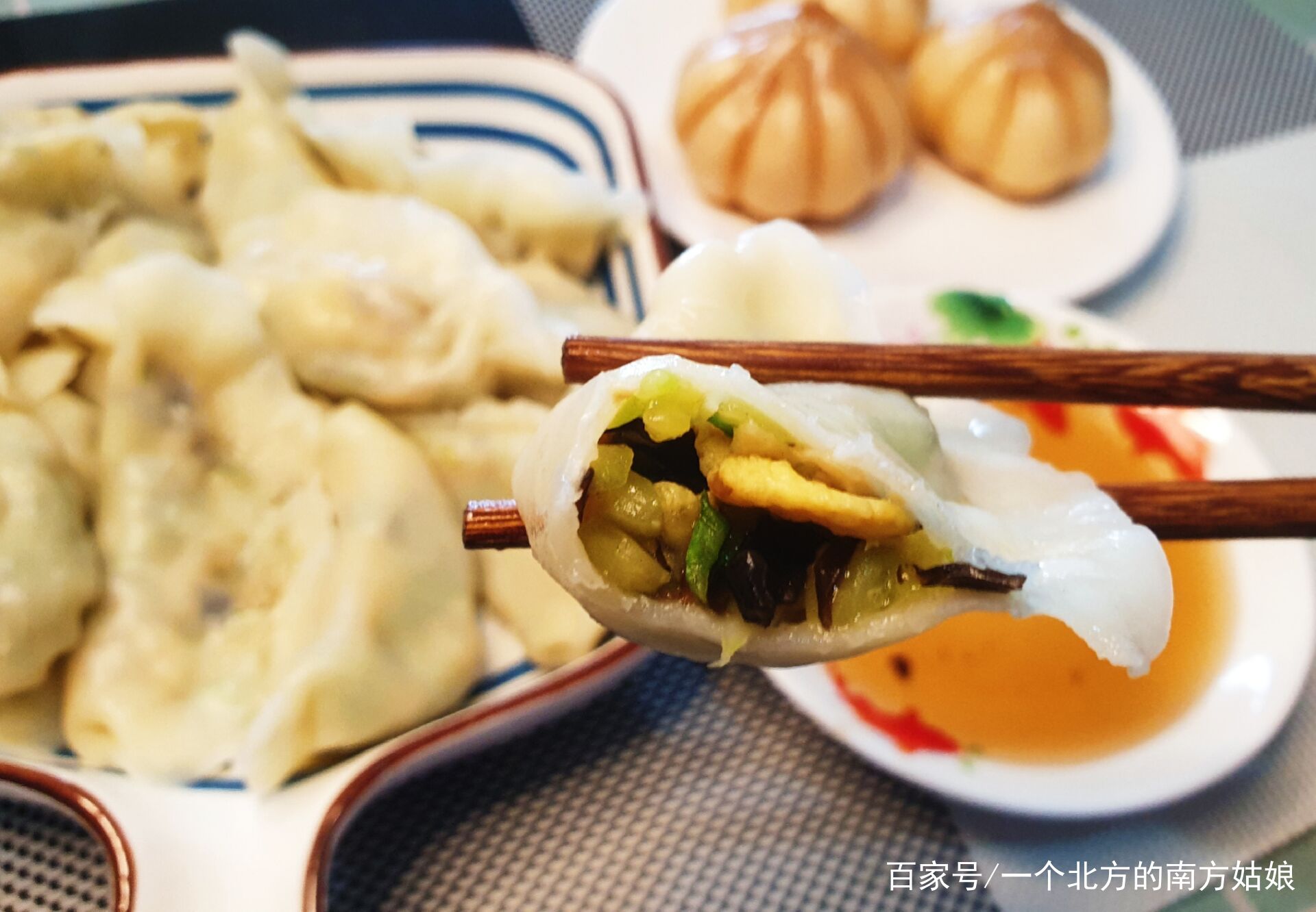 黄瓜馅的水饺你吃过吗？好吃不过饺子加点香菇和虾皮口感鲜香四溢