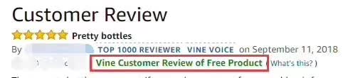 跨境电商物流土豪卖家专属Vine Customer Review刷屏，了解一下