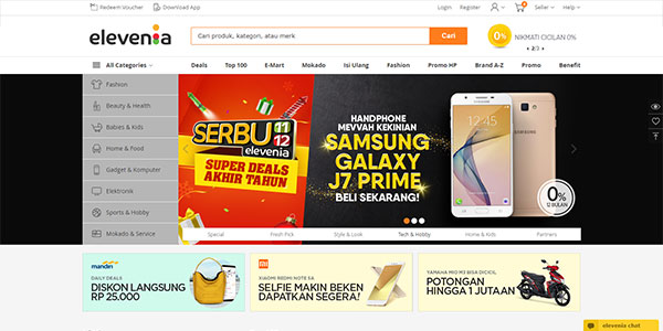 电商平台印度尼西亚十大电商网站