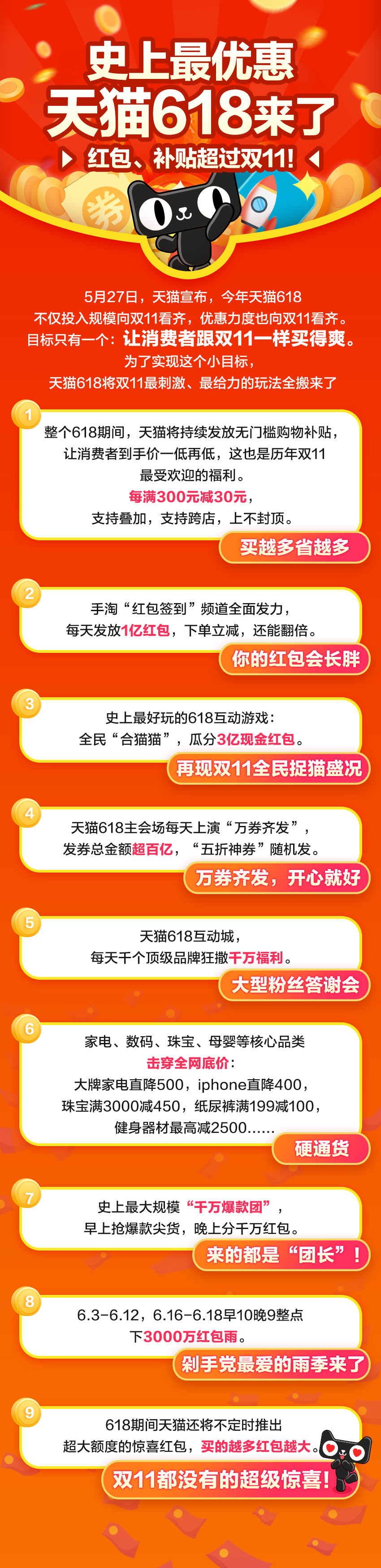 出海史上最优惠天猫618来袭，规模和优惠力度堪比双十一！