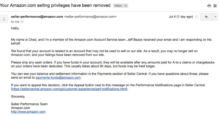 出海资讯尴尬！亚马逊警告他要封号，结果这个小伙却被逗笑了