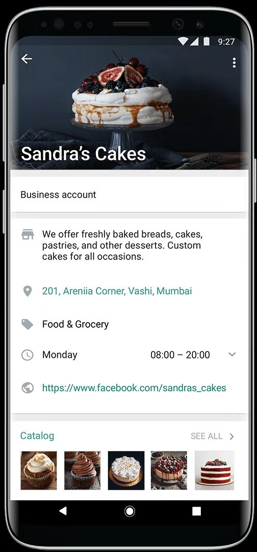 b2bFacebook的WhatsApp为小企业建立目录功能，卖东西更方便了