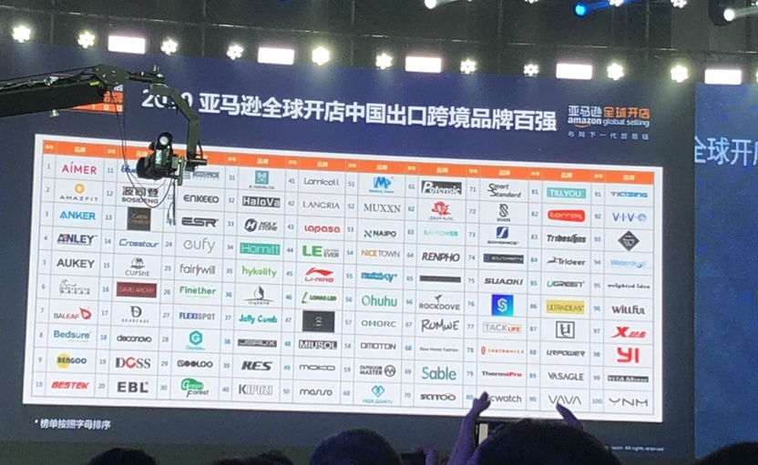 跨境资讯2019亚马逊中国出口跨境品牌百强公布！还是熟悉的品牌配方