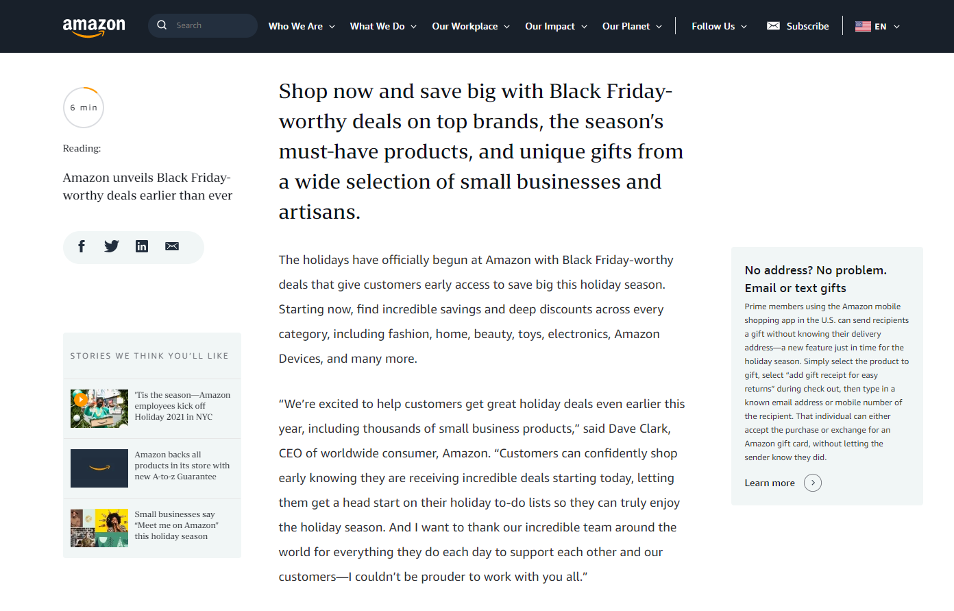 跨境资讯旺季提前，亚马逊黑五活动已开启？