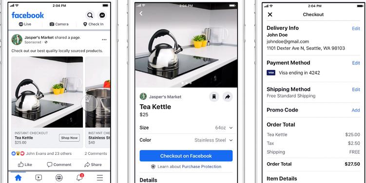 出海Facebook和Instagram测试新的购物广告
