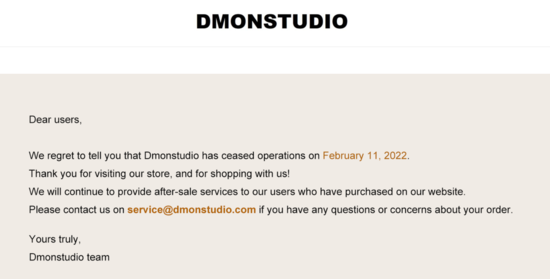 出海资讯突发！被曝为字节旗下服装独立站的Dmonstudio关停了……