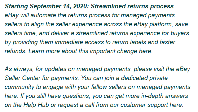 出海是利是弊？eBay将自动为这类卖家处理退货退款！