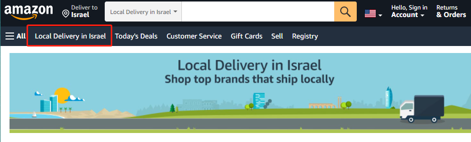 跨境电商物流亚马逊将从阿联酋站向以色列发货，提升物流质量