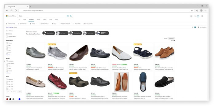 跨境电商物流微软宣布与Shopify合作将其产品引入Bing、Edge和Start